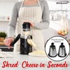 Brentwood KA-5060BK Rotary Cheese, Vegetable, Nut Grater, Shredder, and Slicer,