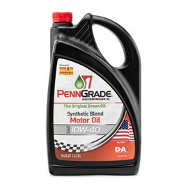 PENN GRADE 1, 71440, Synthetic Blend High Performance Oil SAE 10W-40, 5 Quart