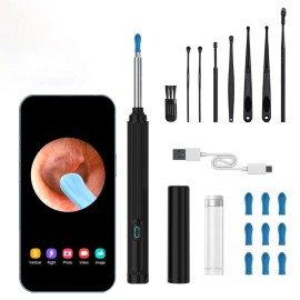 Msxgsyyds Ear Wax Removal Tool Camera Kit, Ear Cleaner Earwax Removal Kit with Camera a...