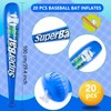 20 Pcs Inflatable Baseball Bat 31 Inch Blow Up Baseball