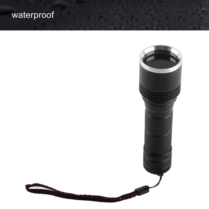 UV Flashlight LED 365nm Blacklight Torch Aluminium Alloy Shell Ultraviolet