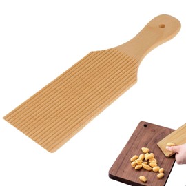 Wenrou Gnocchi 23 x 7 cm Original Beech Wood Pastry Board for Making Spaghetti Dumplings