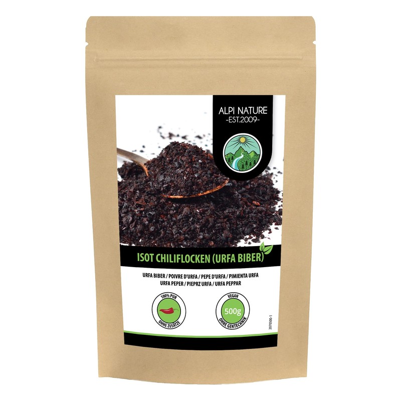 Urfa Chilli Flakes 500g 1.1 lb by Alpi Nature, Turkish