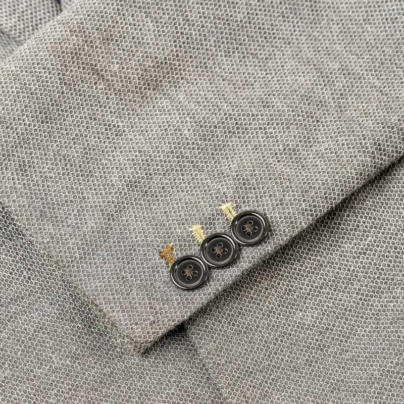 24 Pieces 4 Hole Diameter 20.3mm Black Polyester Buttons Size