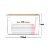 Trash Bag Dispenser 2 Pack, Acrylic Garbage Bags Dispenser with