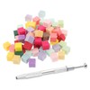 VICASKY 1set Nail Art Tool of Sponges with Metal Grabber