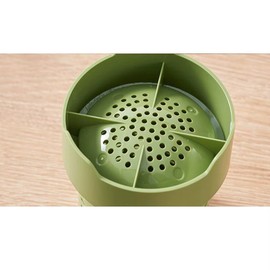 Stainless Steel Salad Spinner With Tong, 6L Heavy-Duty Lettuce Dryer with Smooth Spin Handle, Large Vegetable Washer & Fruit Rinse Bowl, Non-Slip Base