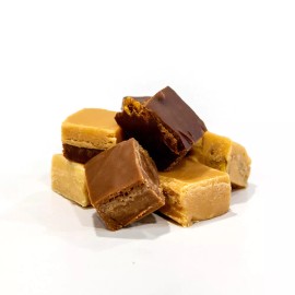 Hall's Candies Christmas Poinsettia - Assorted Fudge Gift Box - Hall's Candies
