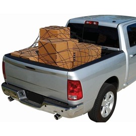 EACCESSORIES EA Cargo Net for Nissan Frontier Mid Size Long Bed 60" x 98" – Premium Mesh Car Trunk Organizer – Cargo Net for Truck, Pickup – Heavy Duty Mesh Netting – Compatible with Nissan Frontier