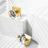 HIEMEY 4 Pack Closet and Hall Dummy Door Knob Interior,
