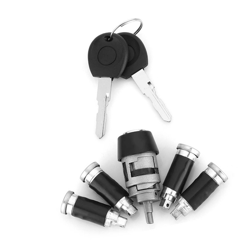Ignition Lock Cylinder &amp; Key Fit for Transporter T4 Caravelle