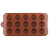 EPYHREHM 15 Cavity Semicircle Silicone Chocolate Molds For Chocolate Candy