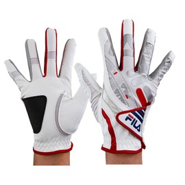 FILA One Size Golf Glove FL-OSGB-VC White/Red Right Hand