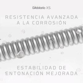 D'Addario | XS 80/20 Bronze | Cuerdas para Guitarra Acústica | Calibre Ligero, 12-53 | 6 Cuerdas | Bronce 80/20 con Recubrimiento | XSABR1253