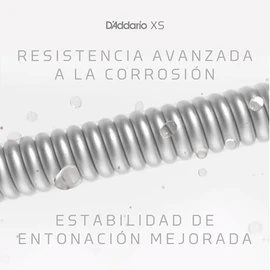 D'Addario | XS 80/20 Bronze | Cuerdas para Guitarra Acústica | Calibre Ligero, 12-53 | 6 Cuerdas | Bronce 80/20 con Recubrimiento | XSABR1253