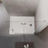 AQUENITH Shower Drain Fitting 90 mm, Flat Shower Drain Siphon