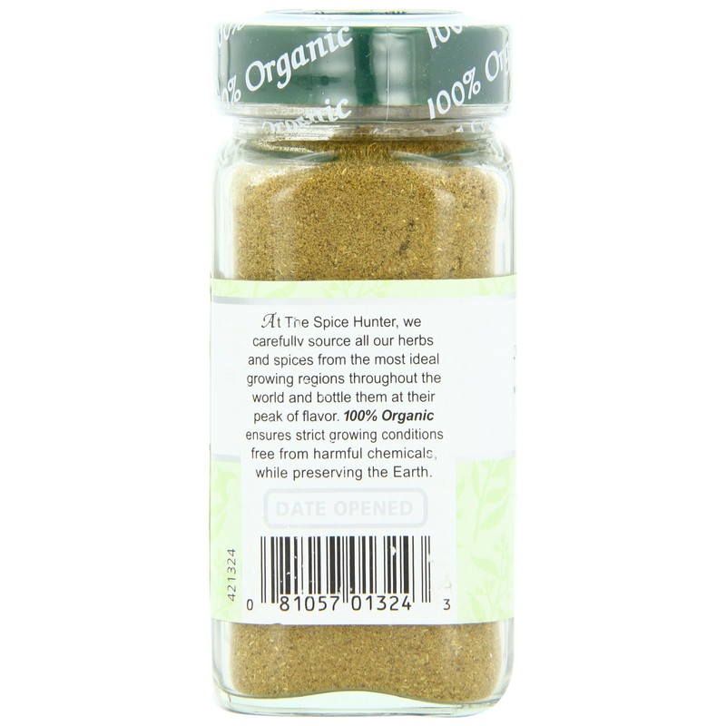 The Spice Hunter Cumin, Ground, Organic, 1.5-Ounce Jar
