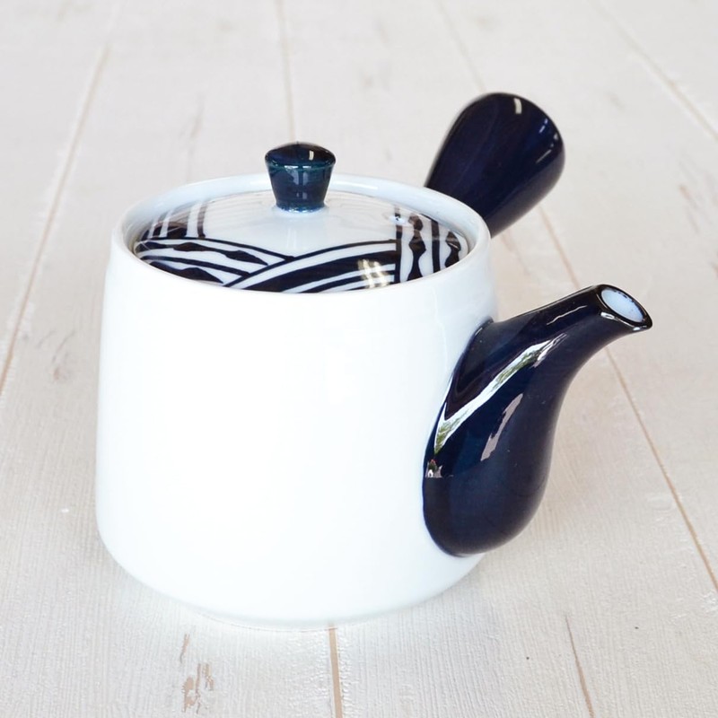 Japanese Tea Pot, Stylish, Stainless Steel, Tea Strainer, Arita Ware,