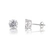 inSCINTILLE Women's and Men's 925 Silver Stud Earrings with Cubic