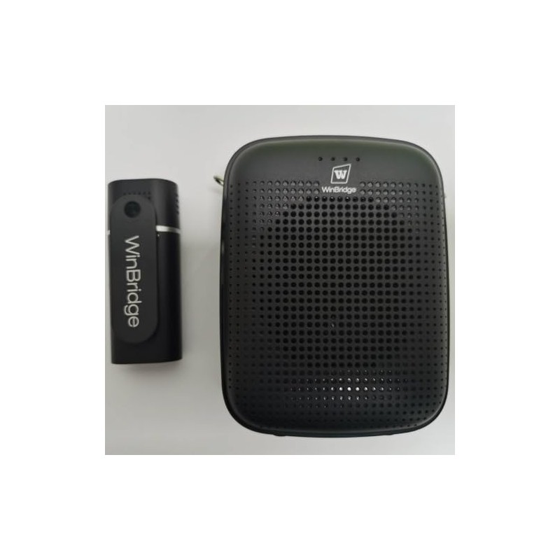 Voice Amplifier with Wireless Lapel Microphone - Personal Megaphone for