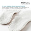 BERGAL Bamboo 3 Pairs of Airy Terry Cloth Insoles for