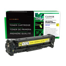 Clover Remanufactured Toner Cartridge Replacement for HP CC532A (HP 304A) | Yellow