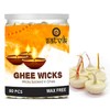 SATVIK Pure Ghee Wicks for Puja Pooja for Home and