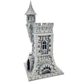 QP3D Watchman's Tower Wizard's Terrain Scenery for Tabletop & RPG 28-32 mm Miniatures Wargame Props DnD D&D, 3D Printed and Paintable