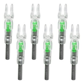 Reikawa New Nocks for Arrows with .244 Inside Diameter Nock Turn on Automatically When Shot,6 Pack