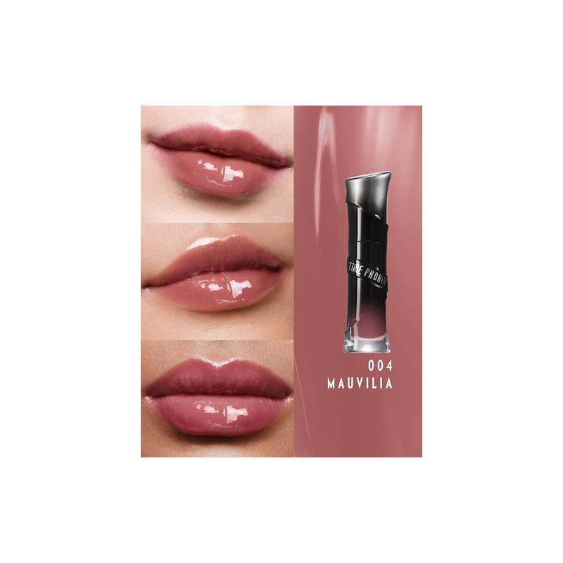 Timephoria Lunara Frost 3D Lip Gloss – Labial Brillante Voluminizador,