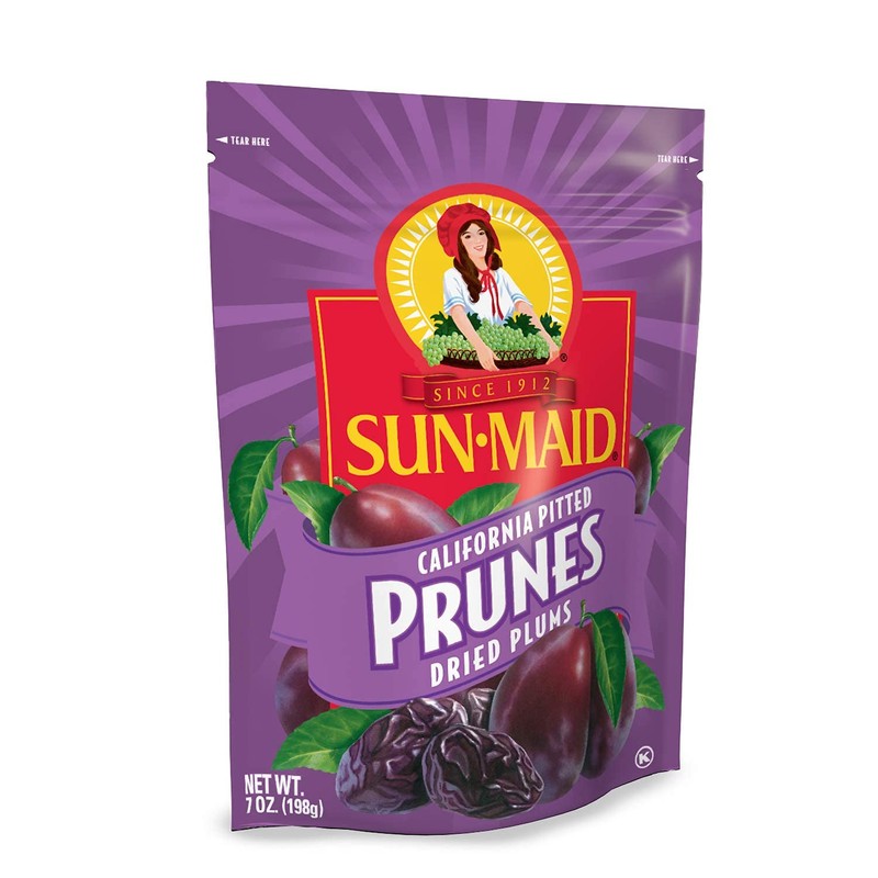 Sun-Maid Pitted Prunes, Non-GMO, 100% Fruit, No Sugar added, 7