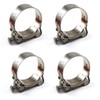 304 Stainless Steel T-Bolt Clamp 48-51mm Hose Clamp Tool 4PCS
