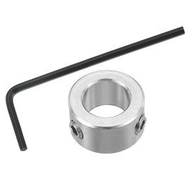 PATIKIL 1/2" Bore Shaft Collar, 304 Stainless Steel Shaft Locking Collars 7/8" OD Landing Gear Stopper Wheel Collar with M6 Double Set Screw for Drive Shafts Automotive Industrial