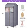 MISSLO 54" Garment Covers for Clothes Storage Hanging Suit Covers