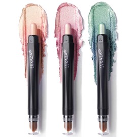 LUXAZA 3PCS Cream Eyeshadow Stick,Pro Longwear Eyeshadow Sticks Pencils Crayon-Neon Color