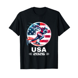 Women Speed Skating Team 2026 Speed Skating 2026 USA Team T-Shirt