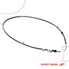 A-Premium Rear Passenger Side Parking Brake Cable Assembly Compatible with