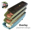 Rolling Egg Dispenser, Egg Holder for Refrigerator, Fridge Egg Organizer