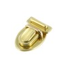 Buckleguy.com T3016 Natural Brass, Tuck Lock, Solid Brass-LL
