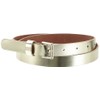 MGM Dolce Women's Belt, Gold (Light Gold)