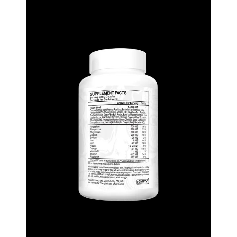 Strength Cartel Flush | Natural Digestive Cleanse Supplement for Toxin