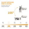 Chibery 50 Pack 3/4" 4D Concealed Hinges for Face Frame