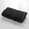 Douceur d'Intérieur, Tendresse Guest Towel (30 x 50 cm) Black