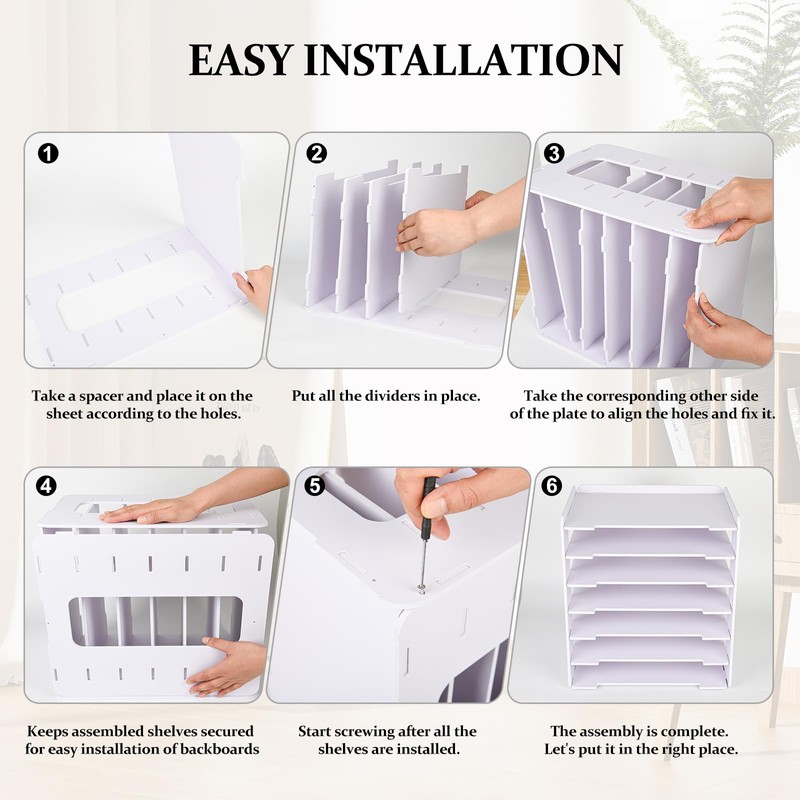 CELSOL Vinyl Roll Holder, Countertop Cabinet Vinyl Roll Storage Organizer,