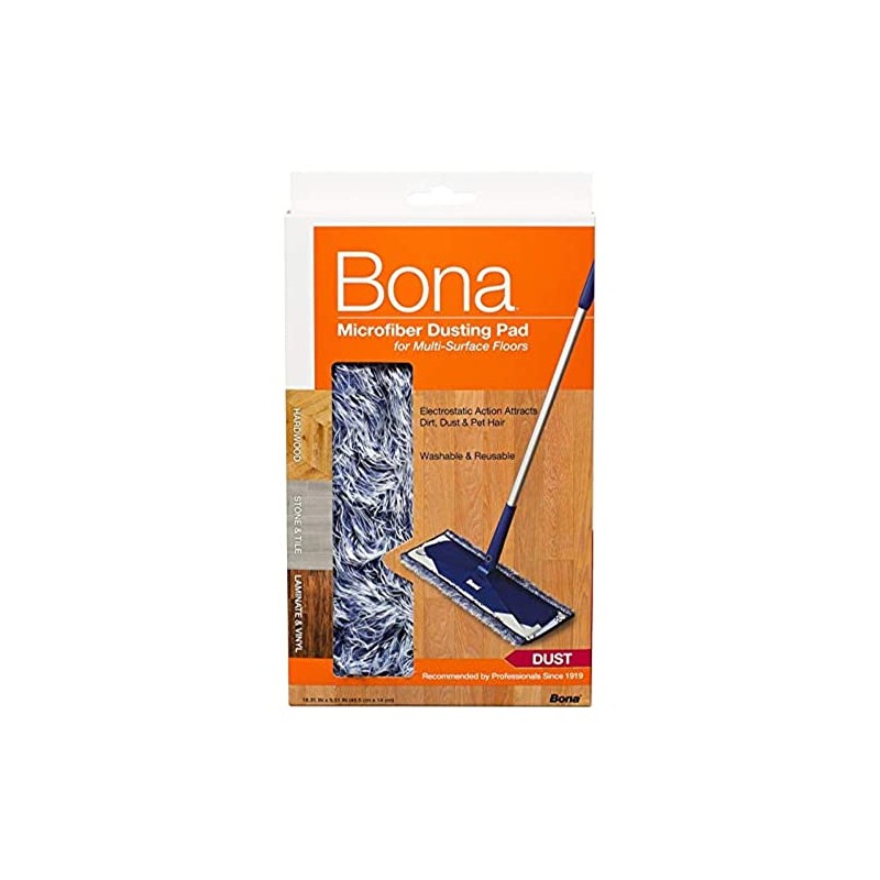 Bona Microplus 16.5 in. L Microfiber Dusting Pad 1 pk