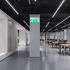 LED Emergency Exit Sign Light, Fire Arrow Down Suspended Safety