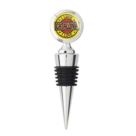 Barcelona Catalunya Spain Metal Stainless Steel Bottle Wine Stopper