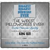 Extra Large Pillowcase. 32” Inches Wide. Biggest Pillowcase Will Comfortably