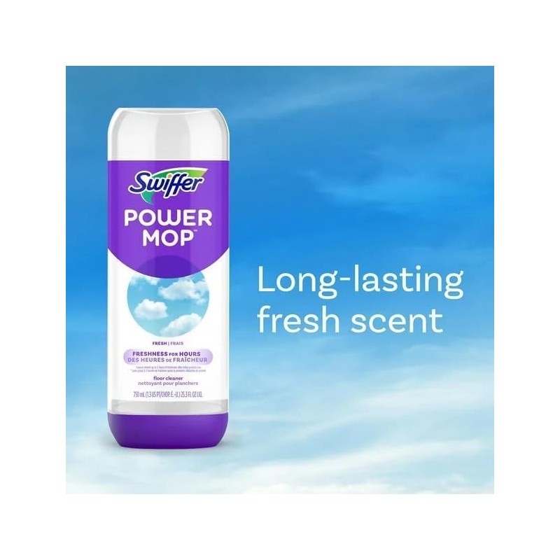 Swiffer 750ML Power Mop Cleaning Solution Fresh Scent