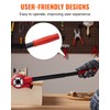 VEVOR Ratchet Pipe Threader Kit with 3 Dies, 1/2" NPT,